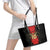 Custom Albania Football 2024 Go Champion Leather Tote Bag - Wonder Print Shop