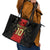 Custom Albania Football 2024 Go Champion Leather Tote Bag - Wonder Print Shop