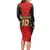 Custom Albania Football 2024 Go Champion Long Sleeve Bodycon Dress - Wonder Print Shop