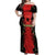 Custom Albania Football 2024 Go Champion Off Shoulder Maxi Dress - Wonder Print Shop