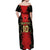 Custom Albania Football 2024 Go Champion Off Shoulder Maxi Dress - Wonder Print Shop