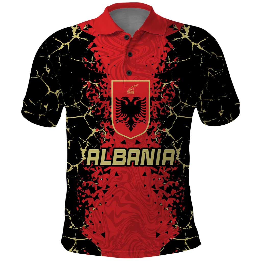 Custom Albania Football 2024 Go Champion Polo Shirt - Wonder Print Shop