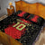 Custom Albania Football 2024 Go Champion Quilt Bed Set - Wonder Print Shop