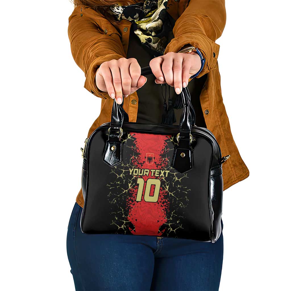 Custom Albania Football 2024 Go Champion Shoulder Handbag