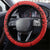 Custom Albania Football 2024 Go Champion Steering Wheel Cover - Wonder Print Shop