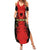 Custom Albania Football 2024 Go Champion Summer Maxi Dress - Wonder Print Shop