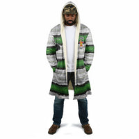 Custom Zimbabwe Rugby Cloak Geometric Chevron Wall Motif Stripes Style
