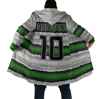 Custom Zimbabwe Rugby Cloak Geometric Chevron Wall Motif Stripes Style