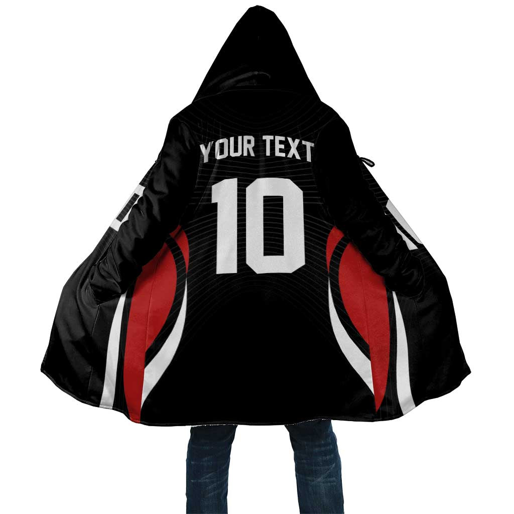 Custom Japan Volleyball Cloak Sporty Style Black Color
