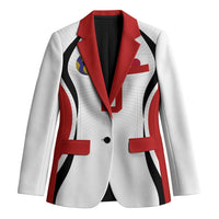 Custom Japan Volleyball Blazer Sporty Style White Color