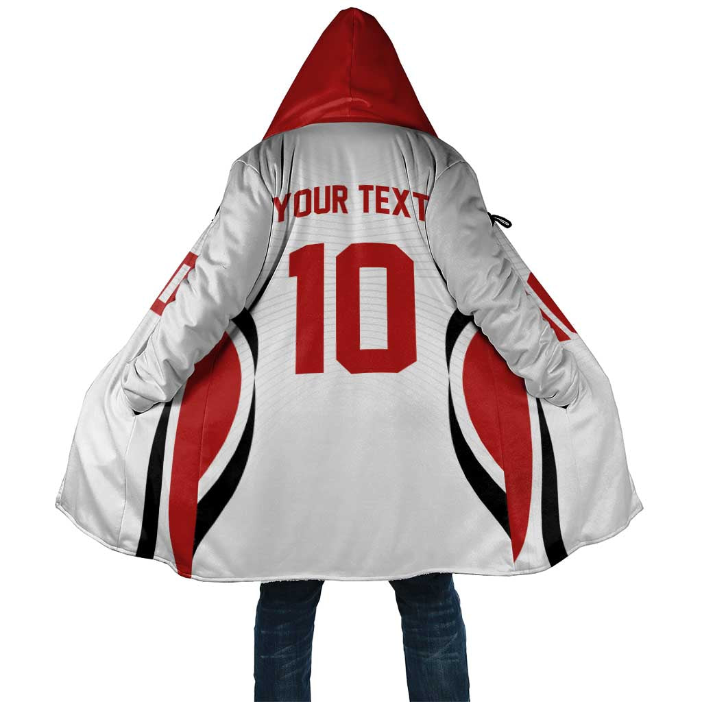 Custom Japan Volleyball Cloak Sporty Style White Color