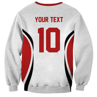 Custom Japan Volleyball Sweatshirt Sporty Style White Color