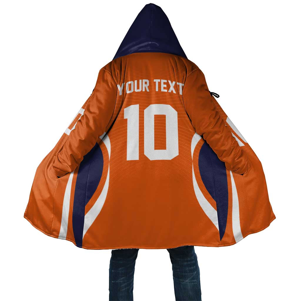 Custom Japan Volleyball Cloak Sporty Style Orange Color