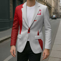 Custom Poland Volleyball Blazer Sporty Wings Style