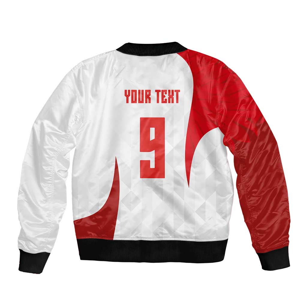 Custom Poland Volleyball Bomber Jacket Sporty Wings Style
