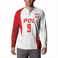 Custom Poland Volleyball Button Sweatshirt Sporty Wings Style