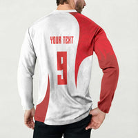 Custom Poland Volleyball Button Sweatshirt Sporty Wings Style