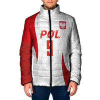 Custom Poland Volleyball Padded Jacket Sporty Wings Style