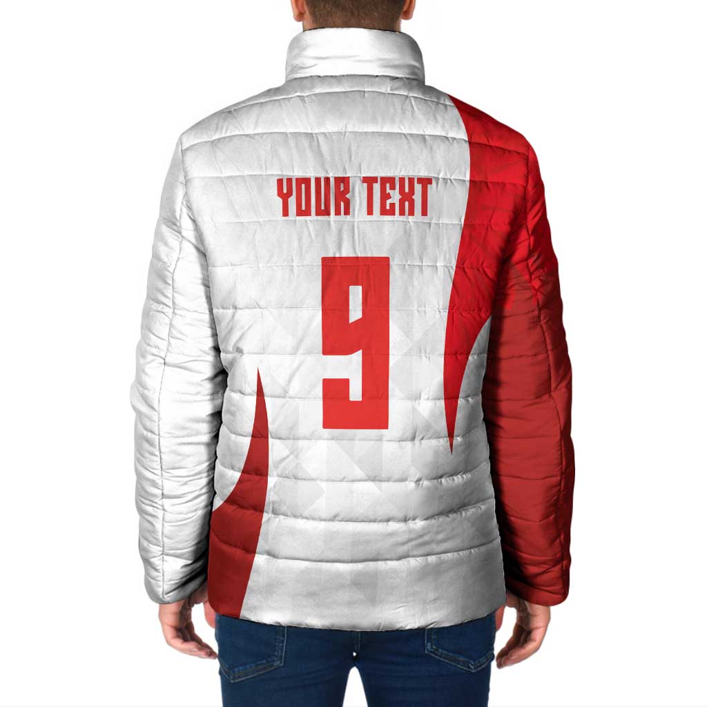Custom Poland Volleyball Padded Jacket Sporty Wings Style