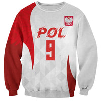Custom Poland Volleyball Sweatshirt Sporty Wings Style