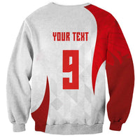 Custom Poland Volleyball Sweatshirt Sporty Wings Style