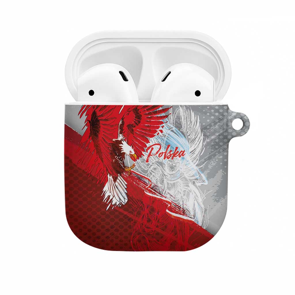 Poland Eagle and Winged Hussar AirPods Case Grunge Sporty Style