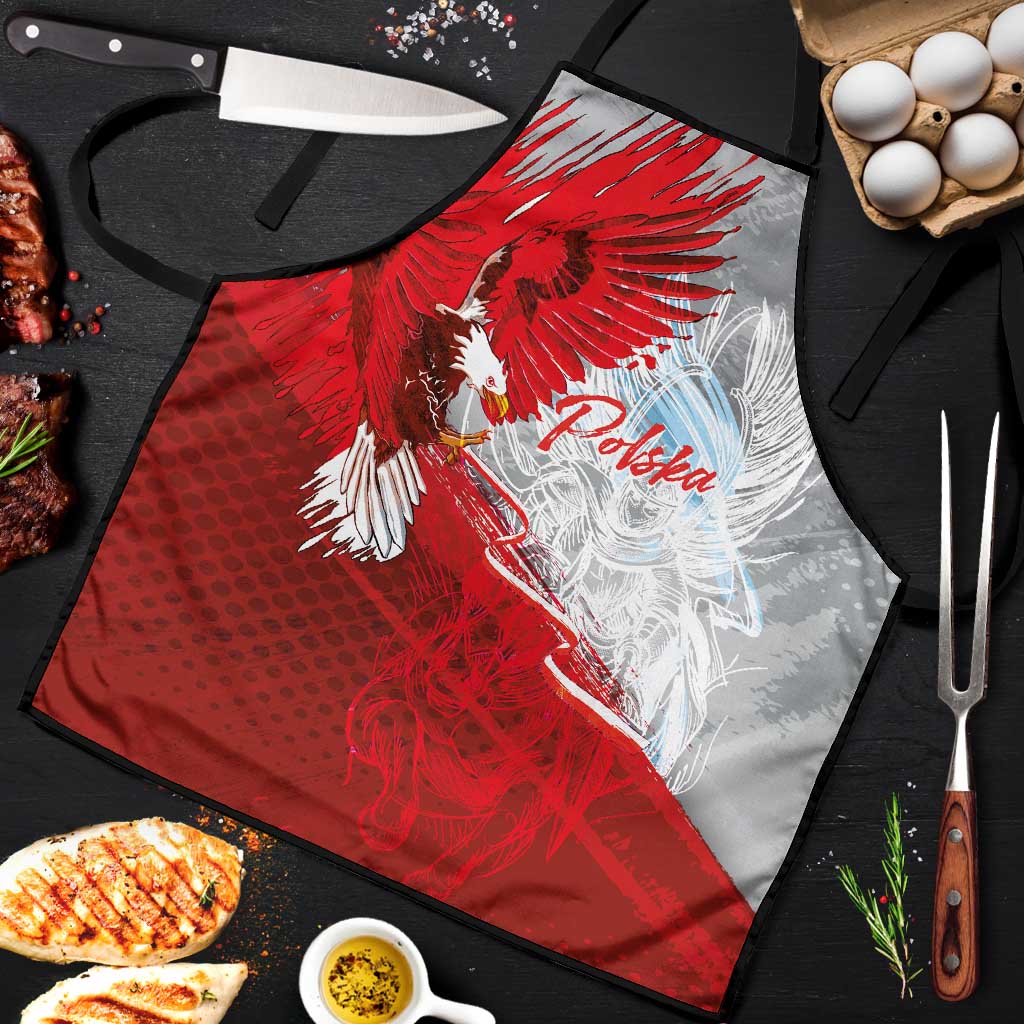 Poland Eagle and Winged Hussar Apron Grunge Sporty Style