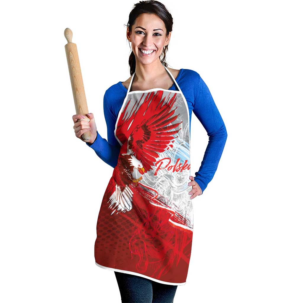 Poland Eagle and Winged Hussar Apron Grunge Sporty Style