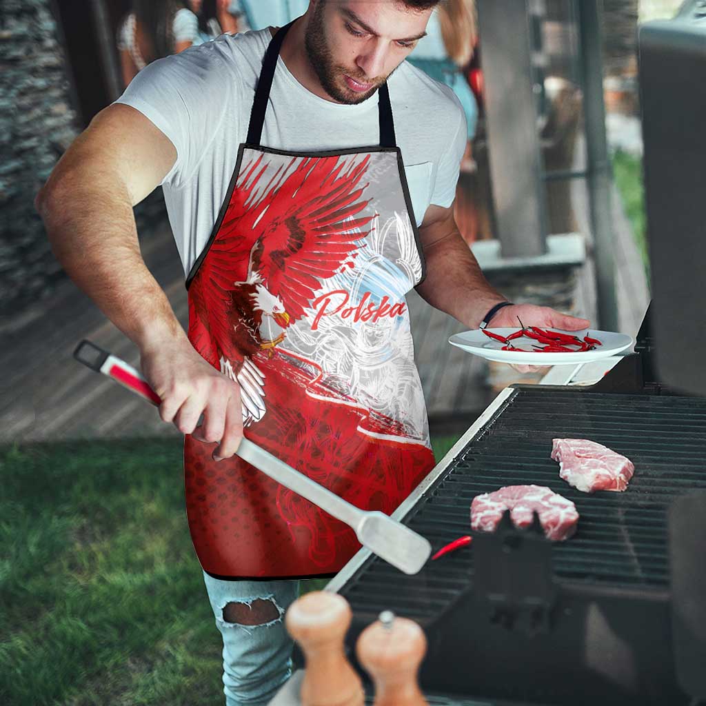 Poland Eagle and Winged Hussar Apron Grunge Sporty Style
