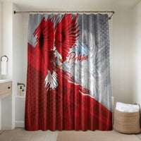 Poland Eagle and Winged Hussar Bathroom Set Grunge Sporty Style