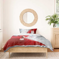 Poland Eagle and Winged Hussar Bedding Set Grunge Sporty Style