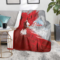 Poland Eagle and Winged Hussar Blanket Grunge Sporty Style
