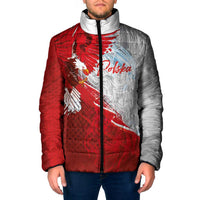 Poland Eagle and Winged Hussar Padded Jacket Grunge Sporty Style