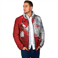 Poland Eagle and Winged Hussar Padded Jacket Grunge Sporty Style