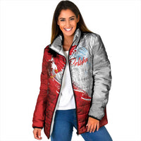 Poland Eagle and Winged Hussar Padded Jacket Grunge Sporty Style