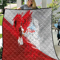 Poland Eagle and Winged Hussar Quilt Grunge Sporty Style