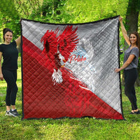 Poland Eagle and Winged Hussar Quilt Grunge Sporty Style
