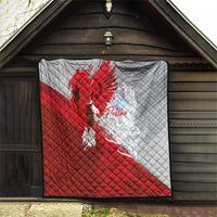 Poland Eagle and Winged Hussar Quilt Grunge Sporty Style