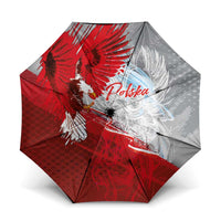 Poland Eagle and Winged Hussar Umbrella Grunge Sporty Style