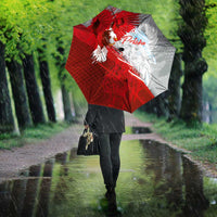 Poland Eagle and Winged Hussar Umbrella Grunge Sporty Style
