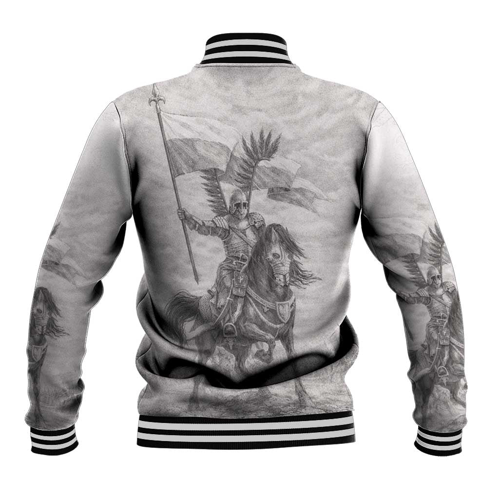 Polish-Lithuanian Commonwealth Baseball Jacket Winged Hussars-Vintage Style