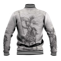 Polish-Lithuanian Commonwealth Baseball Jacket Winged Hussars-Vintage Style