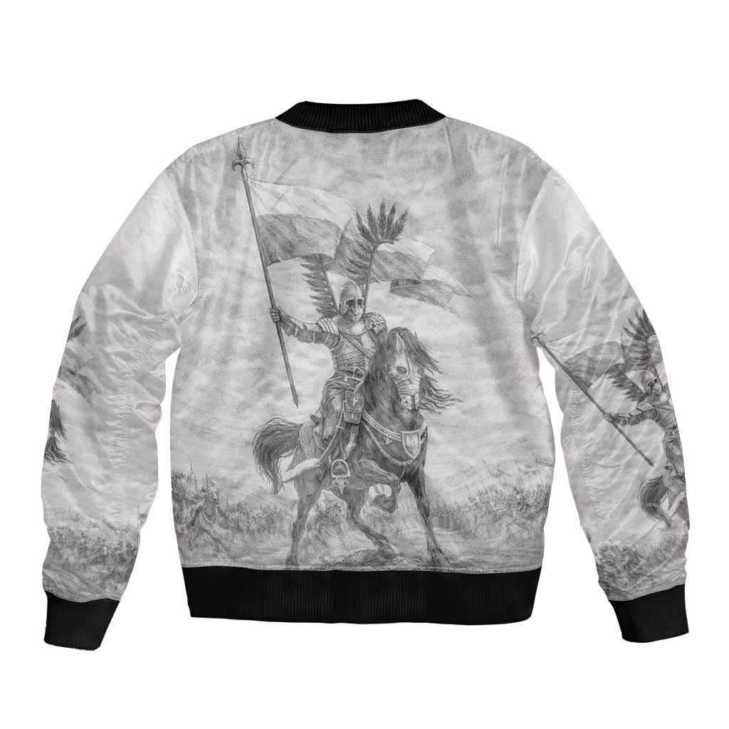 Polish-Lithuanian Commonwealth Bomber Jacket Winged Hussars-Vintage Style