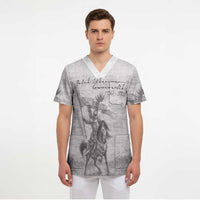 Polish-Lithuanian Commonwealth Scrub Top Winged Hussars-Vintage Style