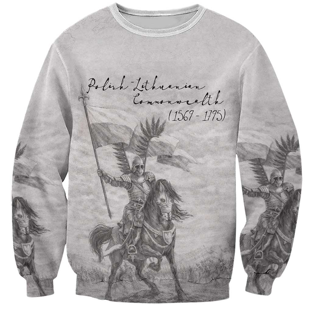 Polish-Lithuanian Commonwealth Sweatshirt Winged Hussars-Vintage Style