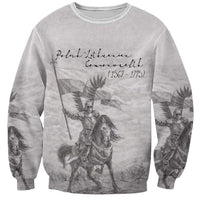 Polish-Lithuanian Commonwealth Sweatshirt Winged Hussars-Vintage Style