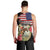 Kentucky Race For Rose 150th Men Tank Top Horseshoe With American Flag Vintage Style - Wonder Print Shop