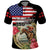 Kentucky Race For Rose 150th Polo Shirt Horseshoe With American Flag Vintage Style - Wonder Print Shop