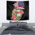 Kentucky Race For Rose 150th Tapestry Horseshoe With American Flag Vintage Style