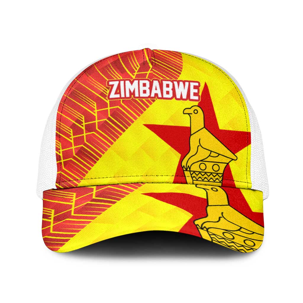 Zimbabwe Cricket Baseball Net Cap Flame Warriors Zimbabwe Spirit - Wonder Print Shop